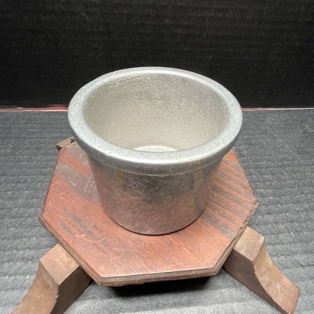 Vintage 3" Pewtarex Pewter Ramekin Souffle Dish Bowl Colonial York Pennsylvania